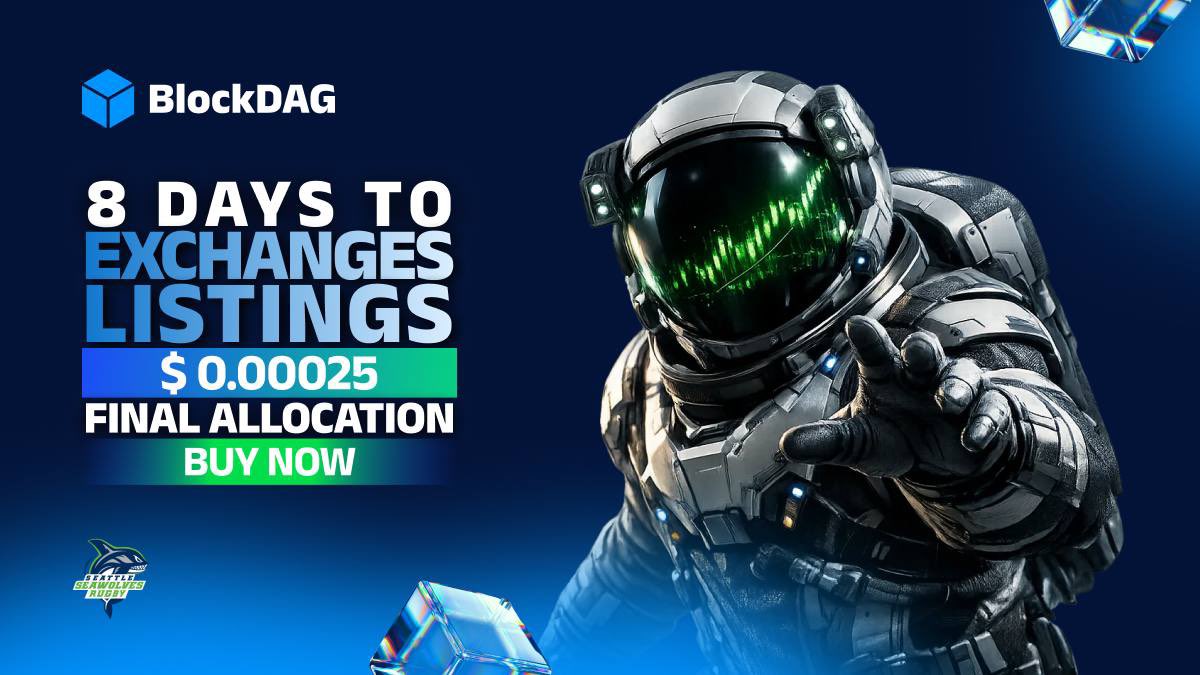 🔥 8 DAYS TO EXCHANGE LISTINGS 🔥 $0.00025 Final Allocation!

🔥 It's OFFICIAL: 8 DAYS TO EXCHANGE LISTINGS 🔥

✔️ Mainnet goes live Feb 10.
✔️ TGE hits Feb 11.
✔️ Exchange listings begin Feb 16.

⚡ The FINAL BDAG ALLOCATION at $0.00025 is still open — only until TGE. ⚡

➡️ No