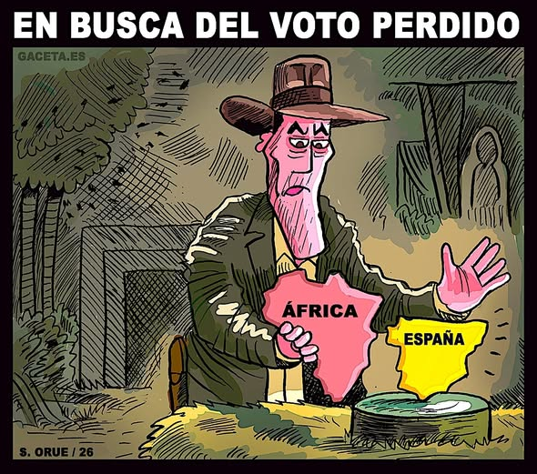 LA VIÑETA DEL 3 de febrero de 2026
>> Regularización masiva: Dirty Sánchez busca votantes.
