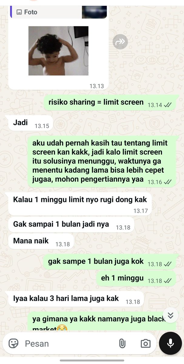 jamilanyy's tweet photo. sumpah ini nguras energi bangettttt, plis dong para cust kalian kalo kalian mau dihargai, maka hargain juga kami sebagai seller, bayangin tiap ketikan tuh kesannya agak rude kayak aku udah jelasin panjang tapi ga ngertiin sama sekali😔
#zonauang https://t.co/mo54Wsi10N