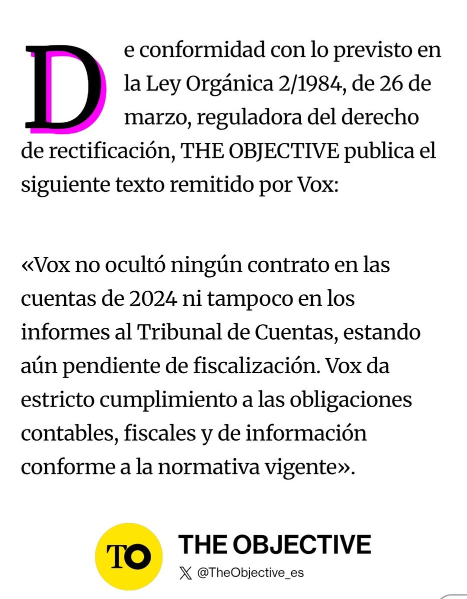 🔴Sois una puñetera vergüenza The Ojete 

🔴Mentís y después publicáis la rectificación de madrugada 

Sois mentirosos con <a href="/vox_es/">VOX 🇪🇸</a> hasta decir BASTA