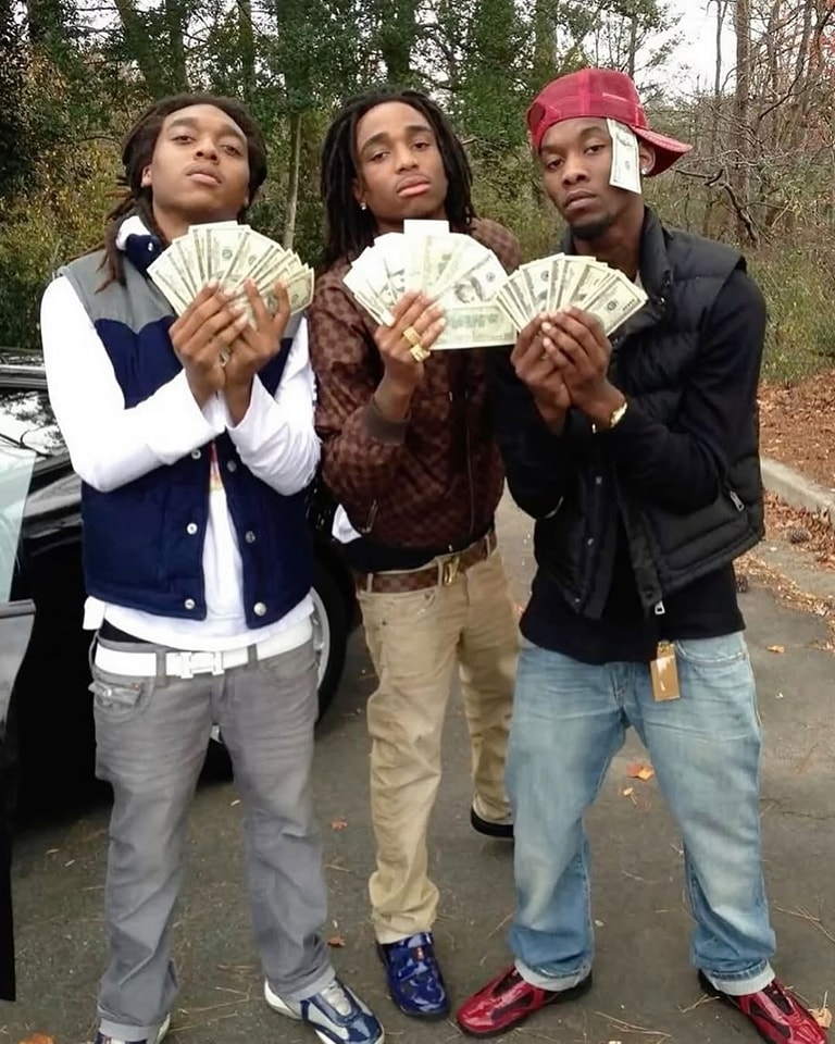 Quavo says everyone at his school laughed at their music when he and Takeoff passed out their mixtape in 8th grade, except for one person — which was Offset 🙌🏽