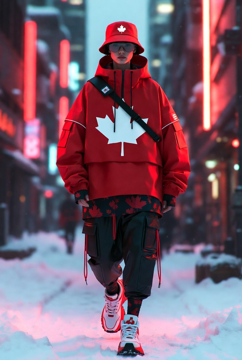 I fixed the #OlympicGames  team Canada drip so that we stop looking like Bears. 🐻🍁