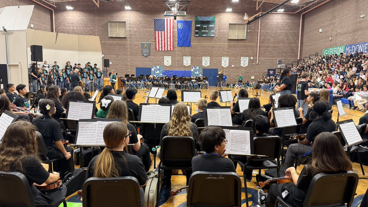 Great seeing 5th Graders from all elementary school feeders having a great time visiting Greenspun!