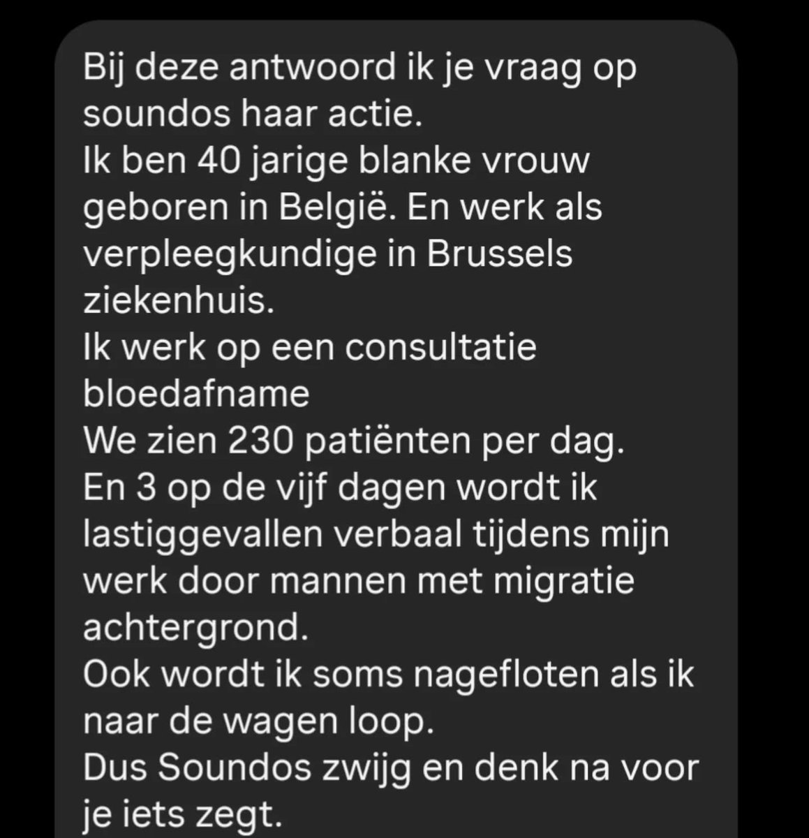 Misschien eens luisteren naar het volk dan naar de meute BV’s