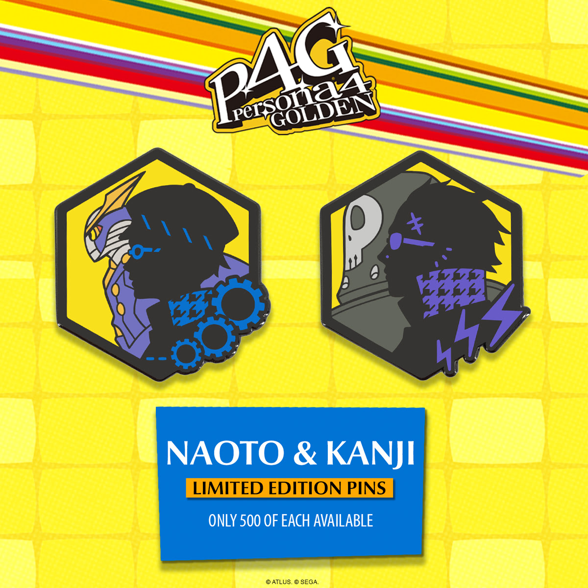 New limited edition @EightySixed Persona 4 pins have been released
