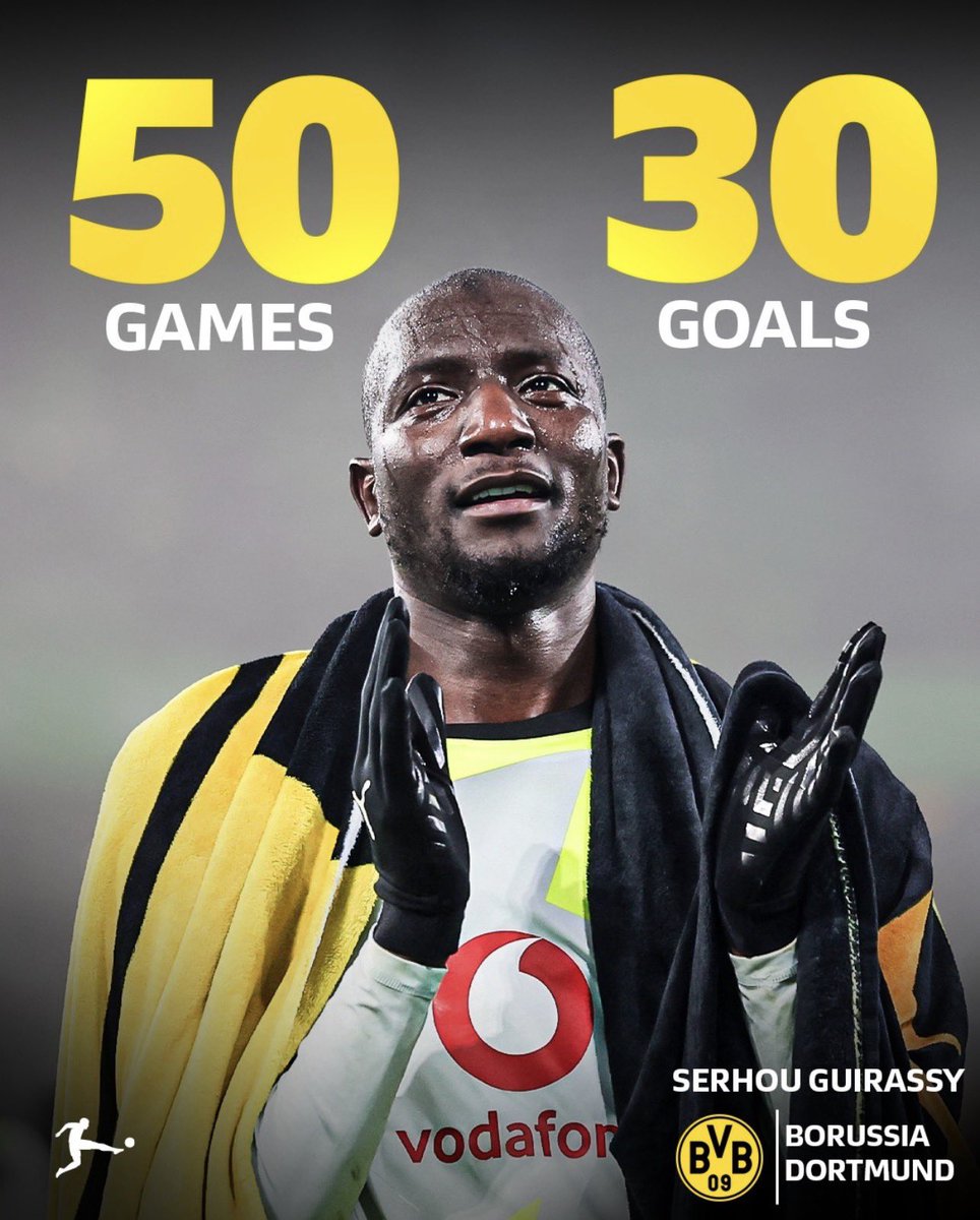 📈في خمسين مباراة في البوندسيلغا مع دورتموند سجل غيراسي 30 هدف
#WOBBVB