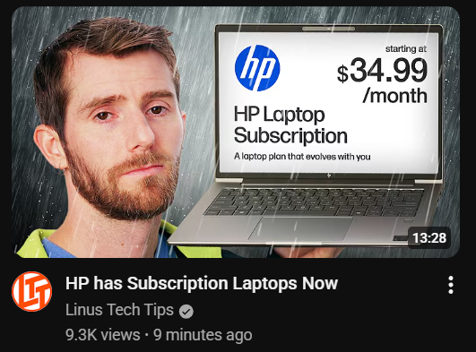 you'll never own anything again