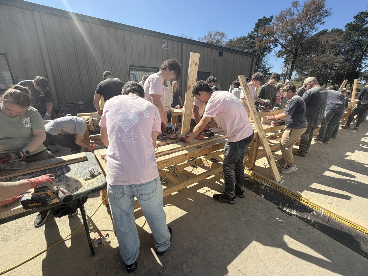 Great day volunteering for Sleep in Heavenly Peace building kid’s beds.