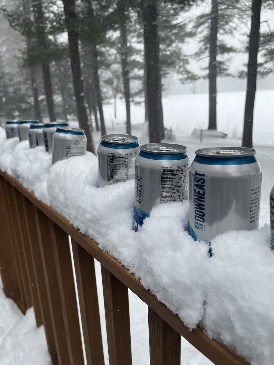 seamansd's tweet photo. @DowneastCider snow day!! https://t.co/GPt3SuqrkN