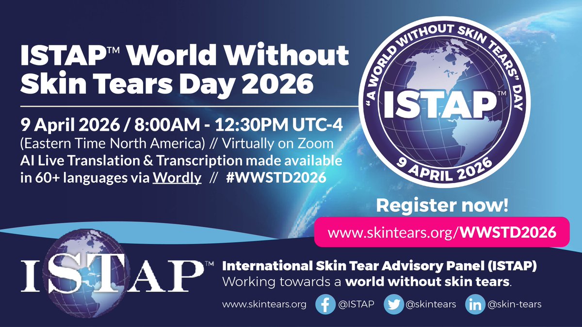 International Skin Tear Advisory Panel (ISTAP) tweet media