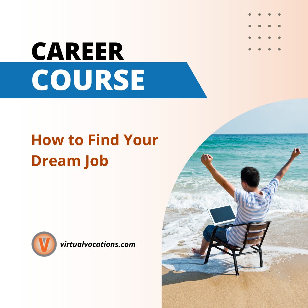VirtualVocation's tweet image. Not sure what your #dreamjob even is anymore? You’re not alone. ✨ Our self-paced course helps you reconnect with what you truly want, imagine what your ideal life looks like now, and map out the steps to get there. Click the link! #CareerGoals

virtualvocations.com/remote-career-…
