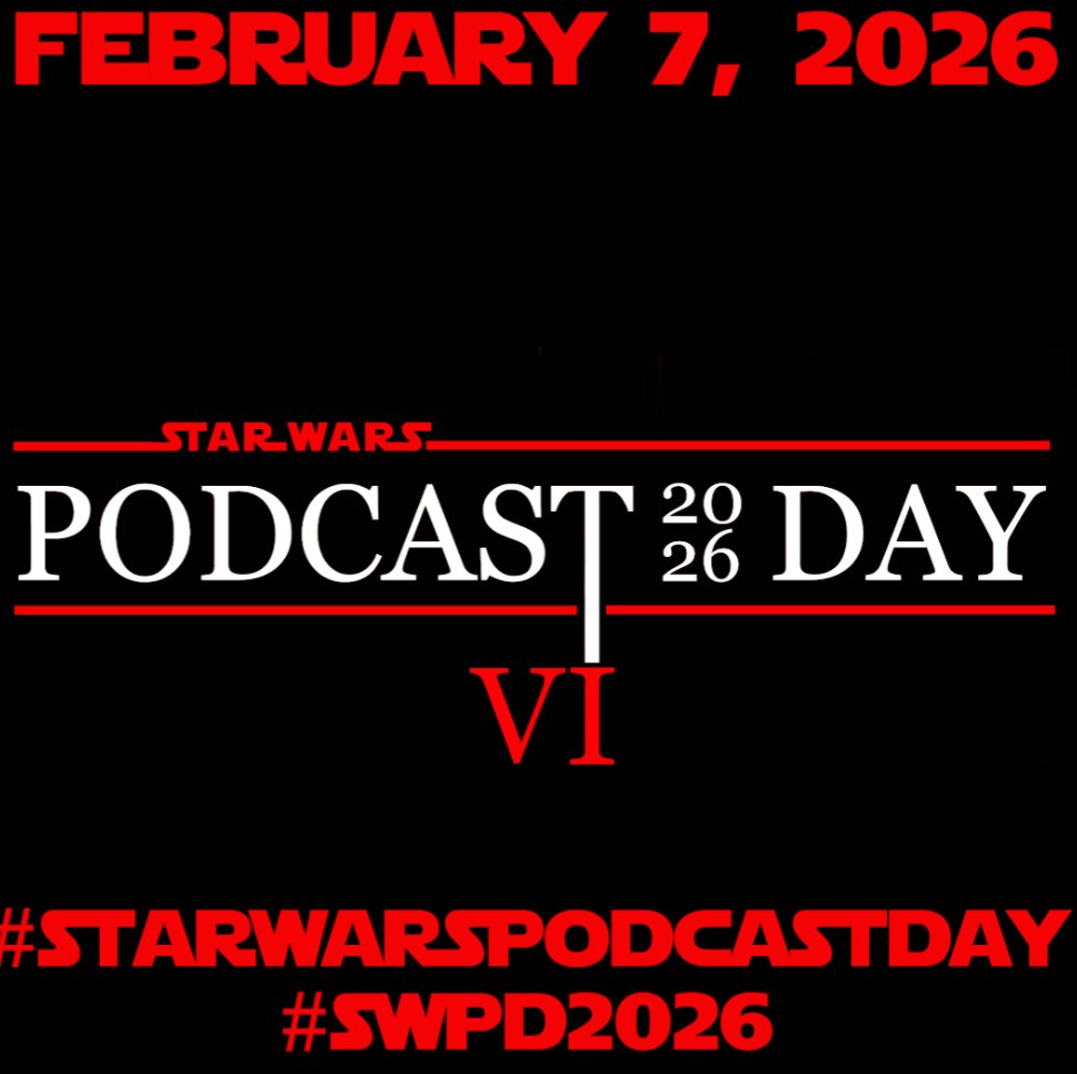 WSTRmedia's tweet photo. It is Star Wars Podcast Day! Thank you to Jedi Talk, the 1st ever Star Wars Podcast, which premiered on February 7th, 1999. #starwars #podcast #StarWarsPodcastDay #SWPD2026 https://t.co/iUXWmmxlTC