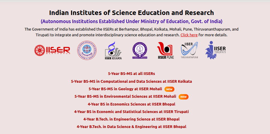 iiserkol's tweet photo. IISER Admissions 2026
IISER Aptitude Test: Sunday, June 7 2026
Application Portal Opens: Thursday, March 5, 2026
More Details: https://t.co/ICFYx0aT7C

@EduMinOfIndia @PIB_India @PTI_News @skkhare781 @priyank_june @IISERAdmissions https://t.co/iDxJFdYGld