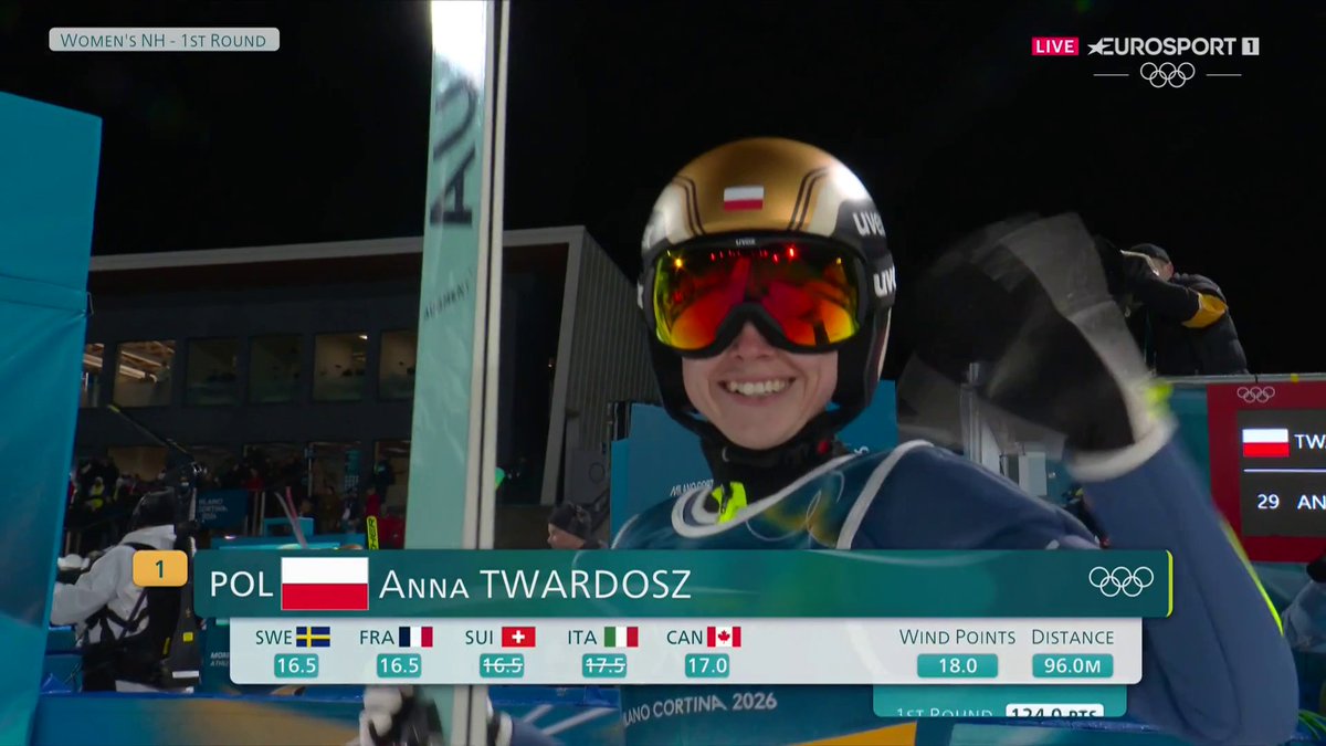 ANIA ODPALIŁA ✈️❗️

BRAWO, BRAWO, BRAWO! 

#HomeOfTheOlympics #MilanoCortina2026 #skijumpingfamily