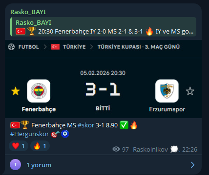 raskolnikovrmn's tweet photo. 🇩🇪 Münster MS skor 1-1 ✅
🇩🇪 Münster HTFT 2/0 12.95 ✅
🇹🇷 Fenerbahçe MS skor 3-1 8.90 ✅
🇫🇷 Strasbourg IY skor 1-0 4.58 ✅ https://t.co/2XSAPryZlt