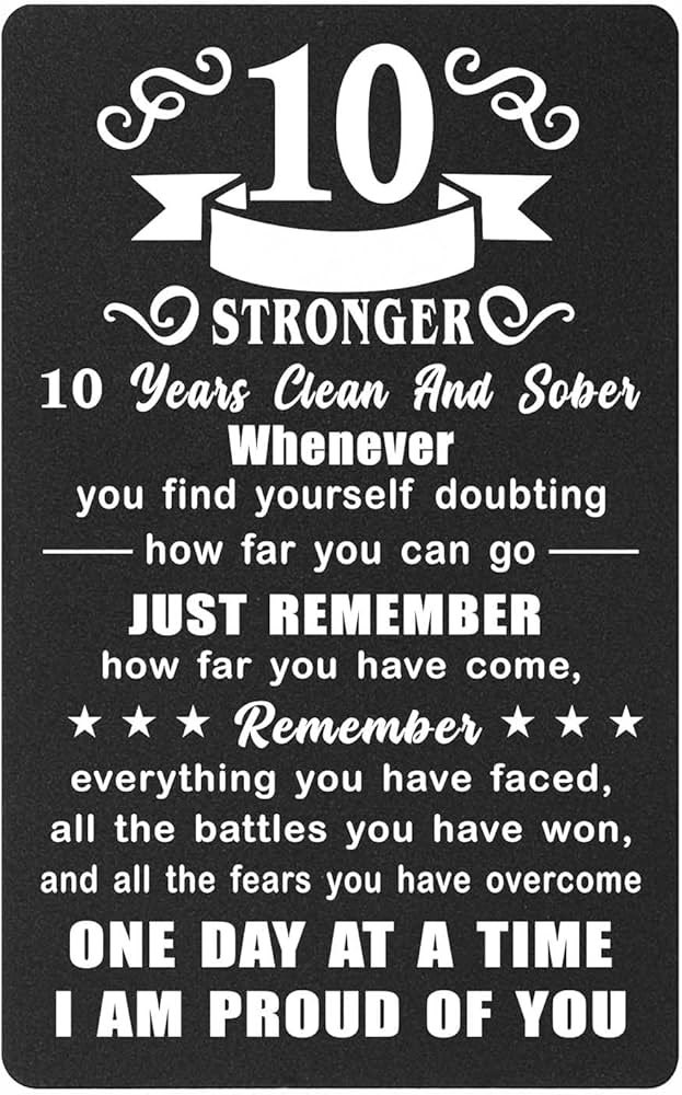 I’ve come a long way. It works if you Work it! 10 Years Clean, my Friends!!!!
As an Imperfect Human Being, those Words I share and Follow me Moment to Moment.
YANA!!!!
#NA #Narcotics #NarcoticsAnonymous #Recovery #10Years #Clean #CleanAndSober #YANA #ItWorksIfYouWorkIt
