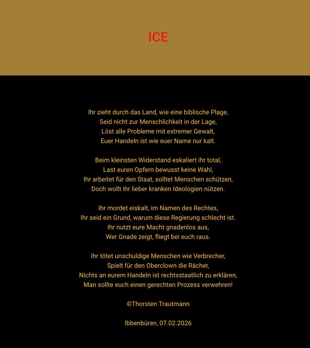 Gedichte_Blog's tweet photo. #gedichte #poesie #poetrycop #poetry #poems #lyrikundpodcast #podcast #podcaster #lyrik #depression #Polizei #police   https://t.co/6K85kAzvhC 
https://t.co/e7sXs1RpH7 https://t.co/7F3PGmw8P3
