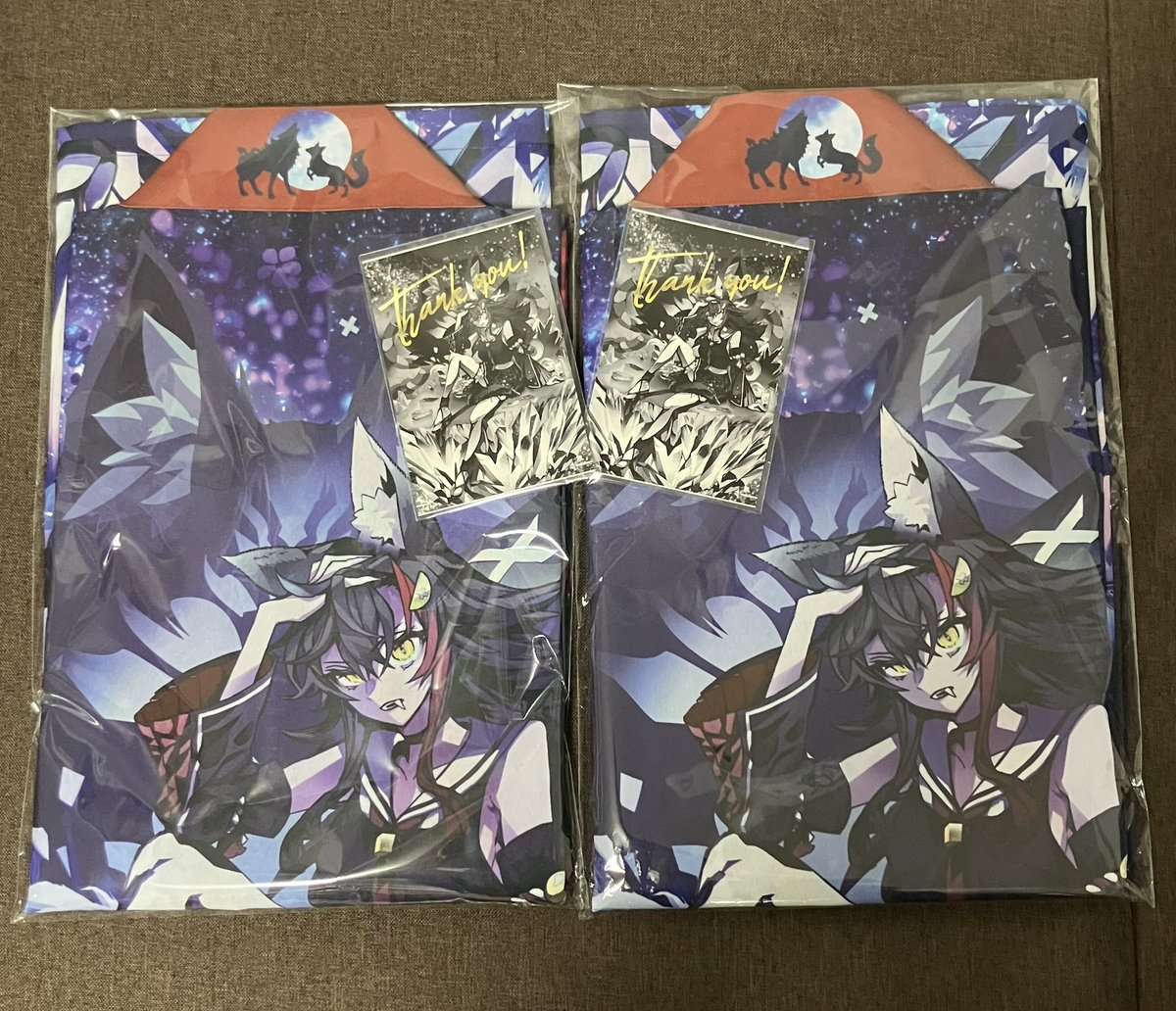 遂に大神ミオ神法被企画(@Miosya_happi)にて頼んだ法被届きました