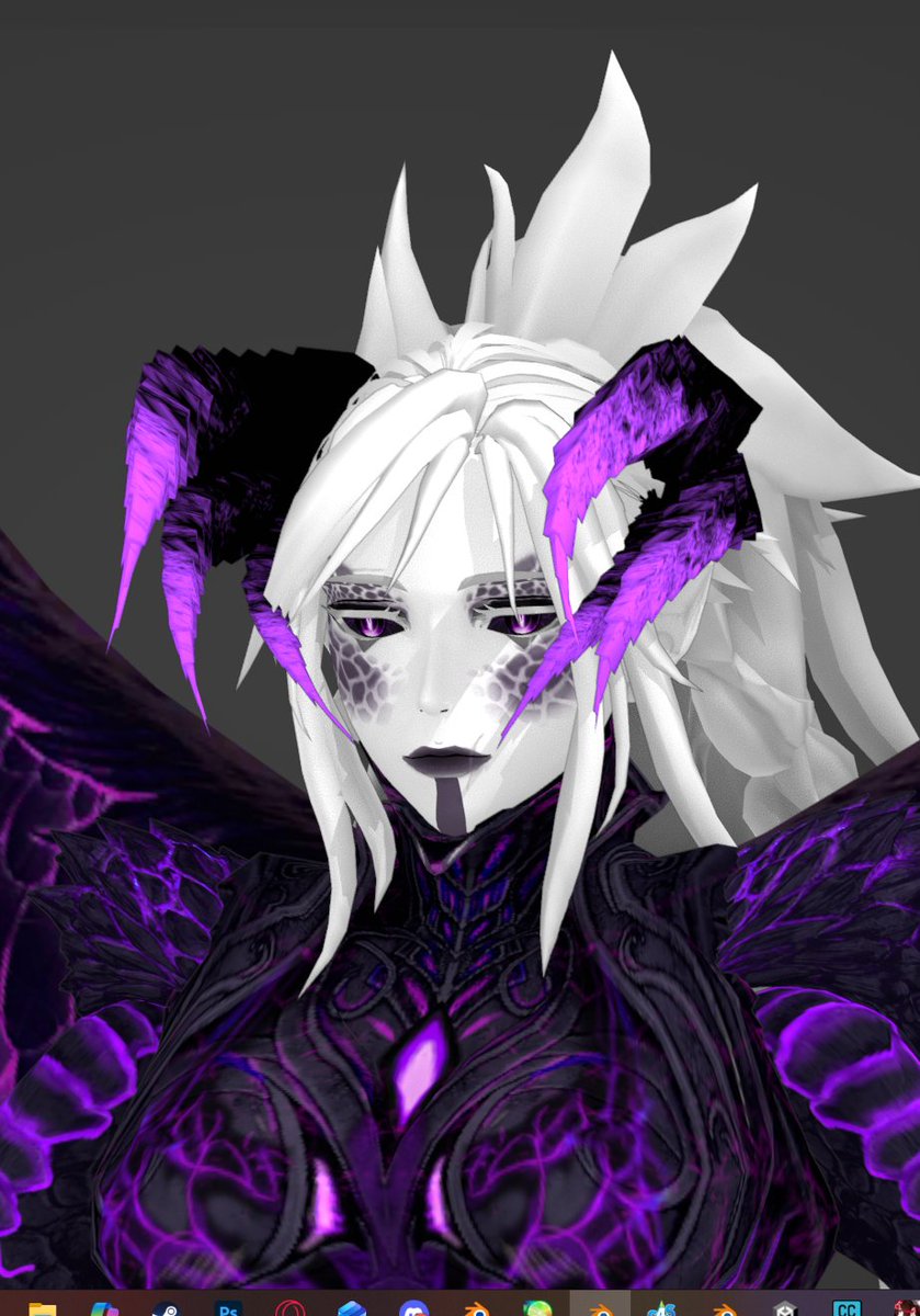 #VRChat Avatar Commission i did for <a href="/CommanderChr0me/">⚔️Chromia_VR | ~ENVTuber!</a> Two years ago, due to time constraints, other ongoing projects, and the fact that this was meant to stay confidential until the model was used, I wasn’t able to post it. Now, I can finally share this amazing work!