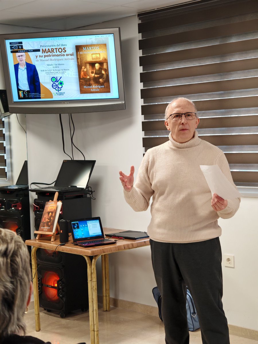 📖 Presentación del libro Martos y su patrimonio oral, de Manuel Rodríguez Arévalo.
Obra imprescindible para conservar la memoria oral de Martos. Recoge el trabajo realizado desde el <a href="/fcanosmartos/">Colegio San Antonio de Padua - Martos</a> y la Asociación en la recuperación de las coplillas de corro con <a href="/luquemusic/">𝕷𝖚𝖖𝖚𝖊</a>