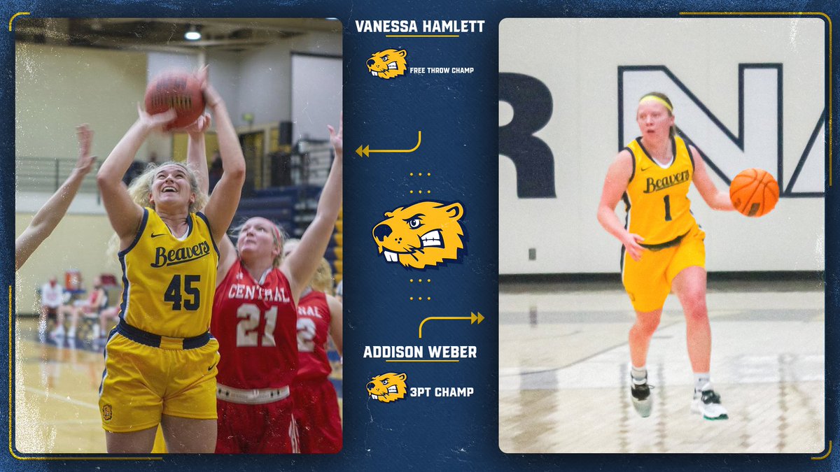 Alumni Weekend!

Congratulations to our Champs:

🏅Vanessa Hamlett - Free Throw Champ 10/10

🏅Addison Weber - 3pt Champ 6/10