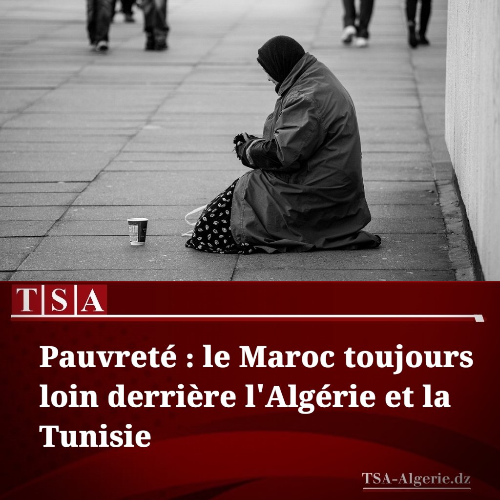 Le Maroc peine à rattraper ses voisins maghrébins. Il reste le pays le plus pauvre de la région, loin derrière l’Algérie et la Tunisie ---> tsa-algerie.dz/pauvrete-le-ma…