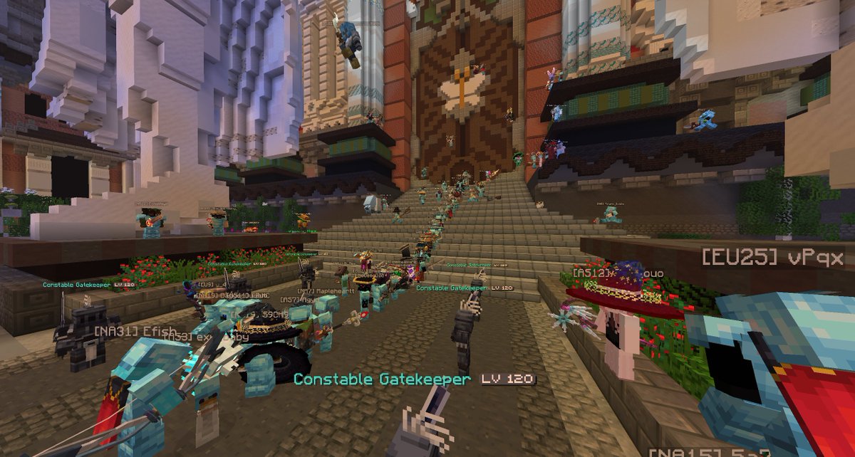 Everyone is patiently waiting in the queue for Fruma.

(Calmly) Join the hype: wynncraft.com/fruma

30 minutes left.