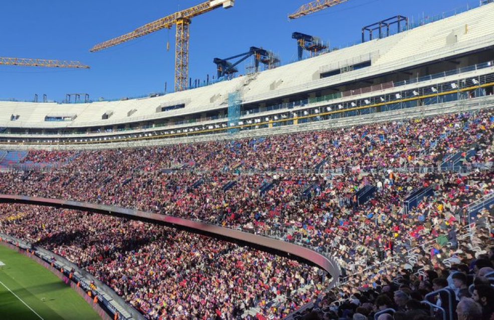 QUINA BARBARITAT!  El Camp Nou va a ser inmenso… Vamos a tener el estadio más espectacular del Mundo. 😍🏟️💙❤️