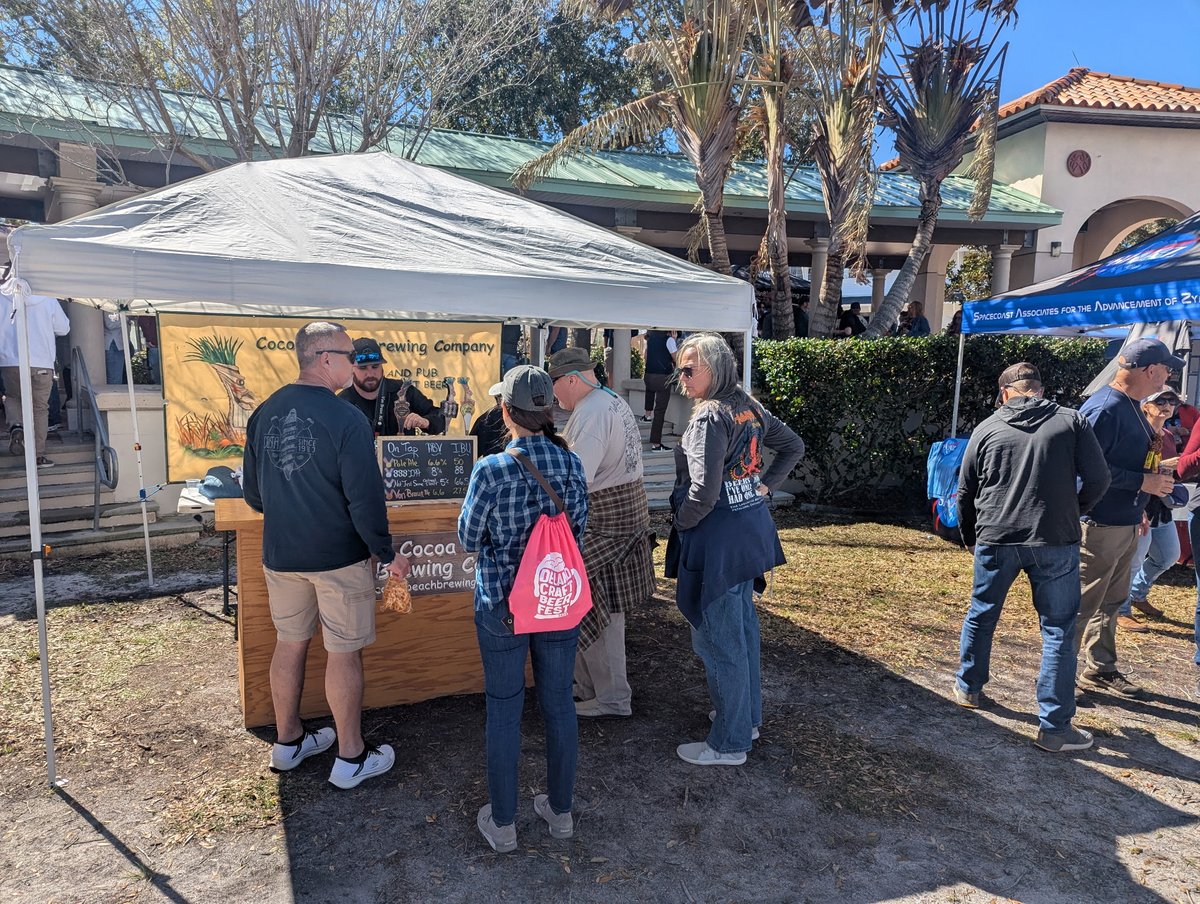 Stop by and see us at the Cocoa Village Brewer's Bash this afternoon!  Jeff, Tony, and Dillon will be pouring beer until 5.