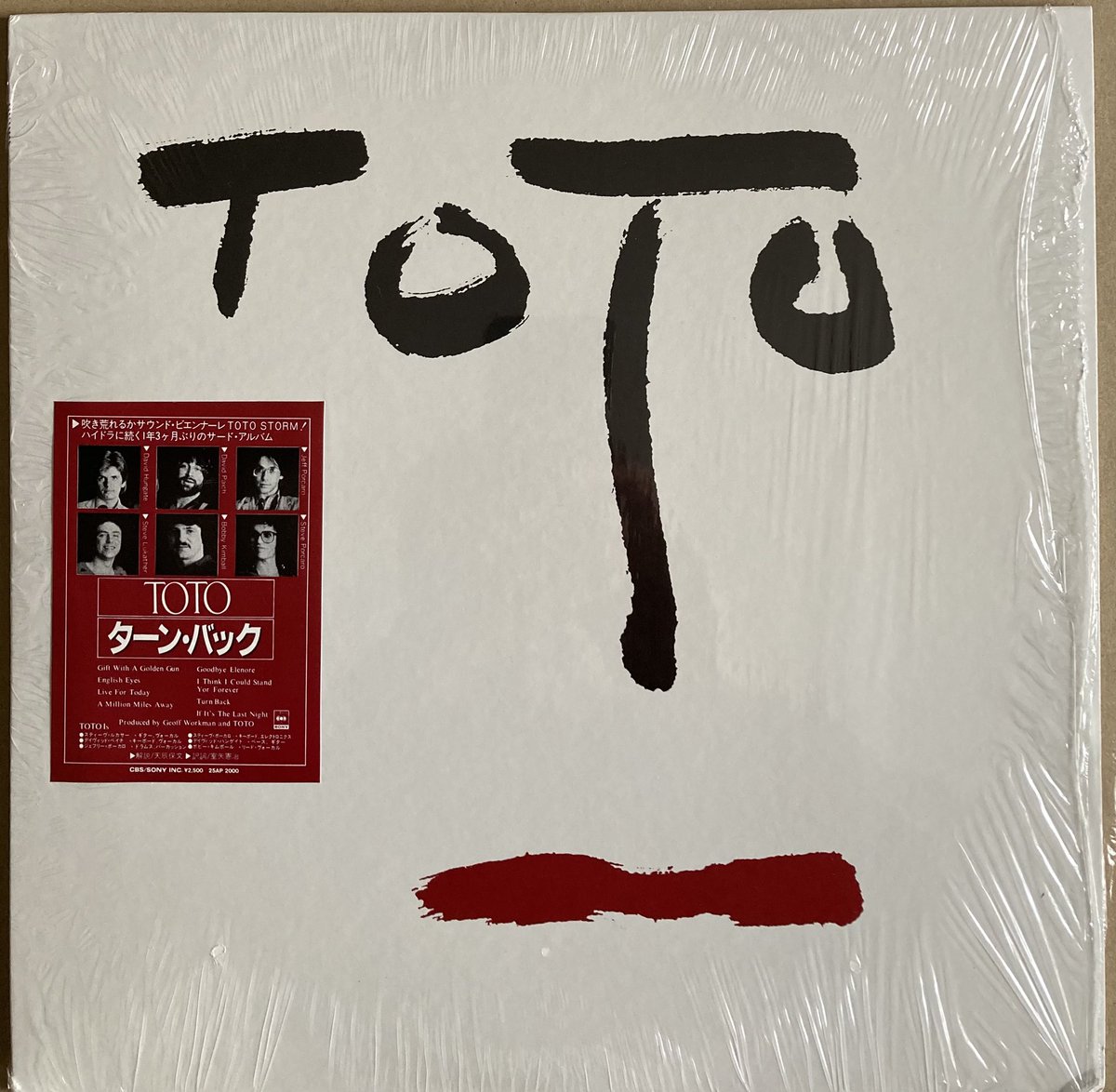 ◇TOTO Turn Back (1981) 40年ぶり2枚目購入。 中学生時「聖なる剣」で