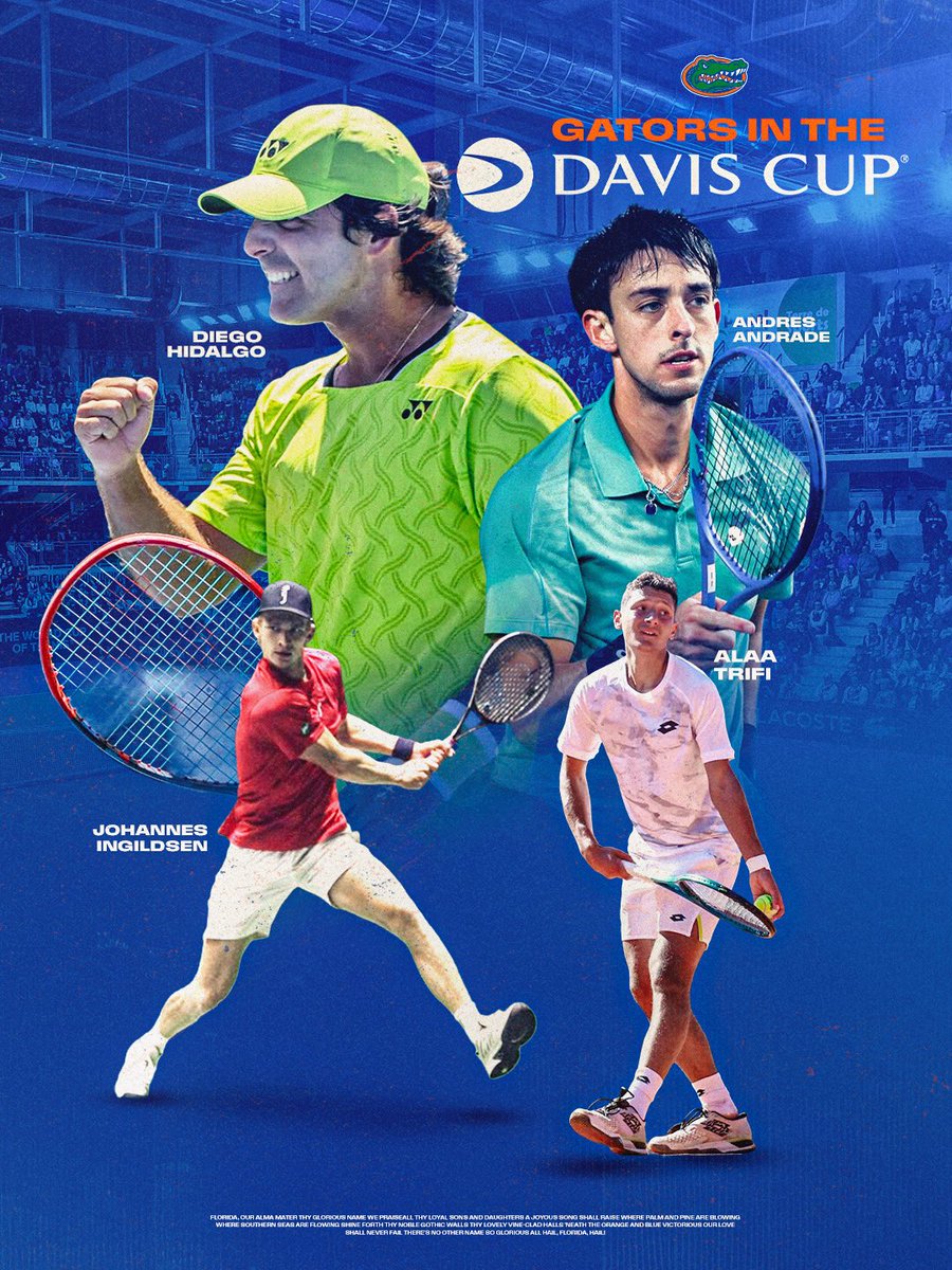 Gators in the Davis Cup 👏👏