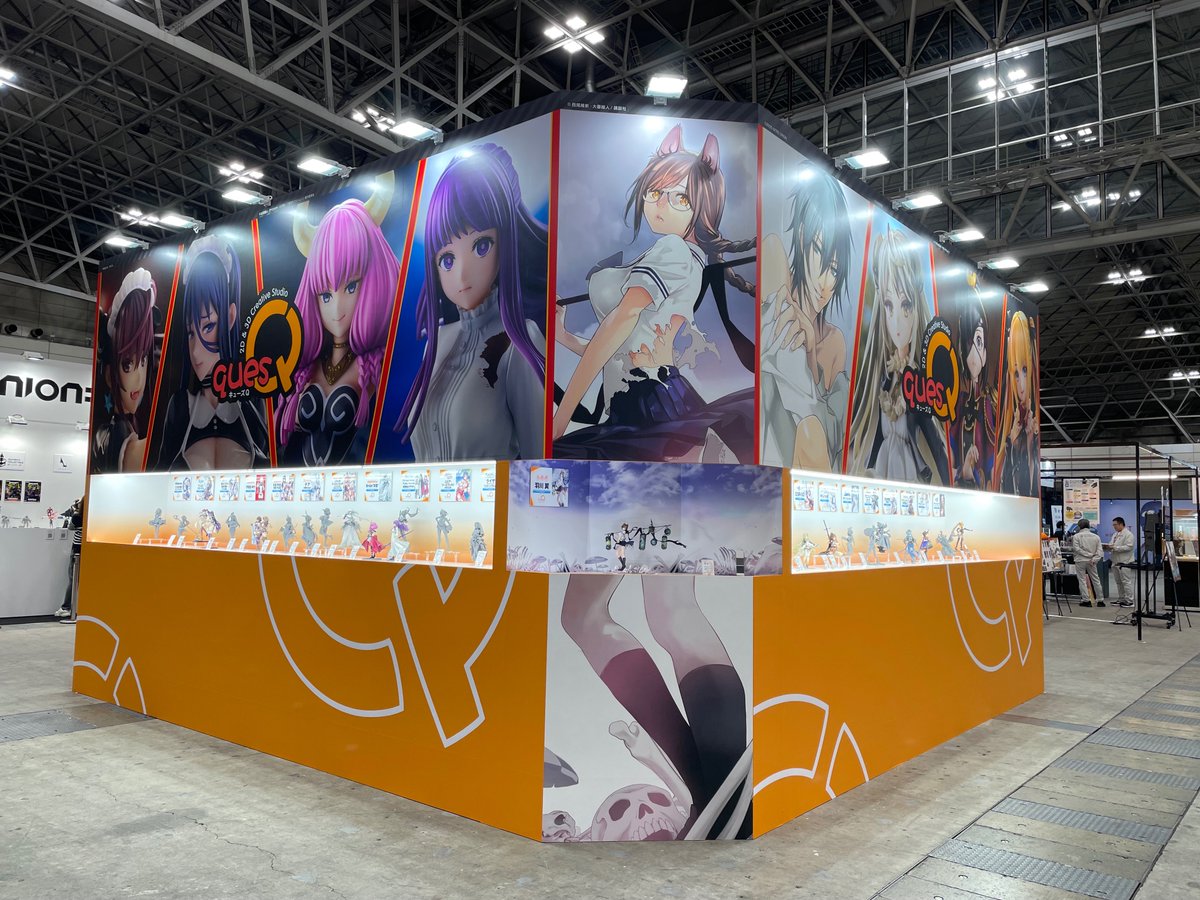 ワンダーフェスティバル2026冬 開幕しました！
厳しい天候となりましたが、頑張って行きましょう！
会場でのキューズQ　新作フィギュアの展示、発表を速報として紹介していきます。

以前発表があったアレがない！なんで!?　という疑問には、頑張って進めてます、とお答えしておきます・・
#WF2026W