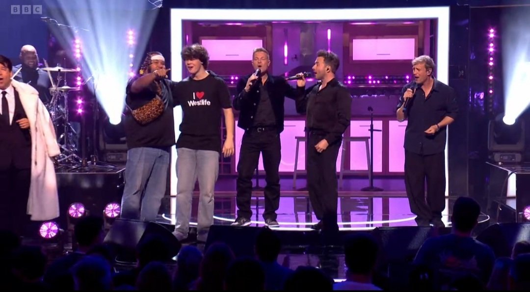 ClaireSNC's tweet photo. You don't want to miss this very funny moment on the Michael Mcintyre Big Show. Watch back it here: https://t.co/CZczcU8yl7 https://t.co/BxAADqtTJV