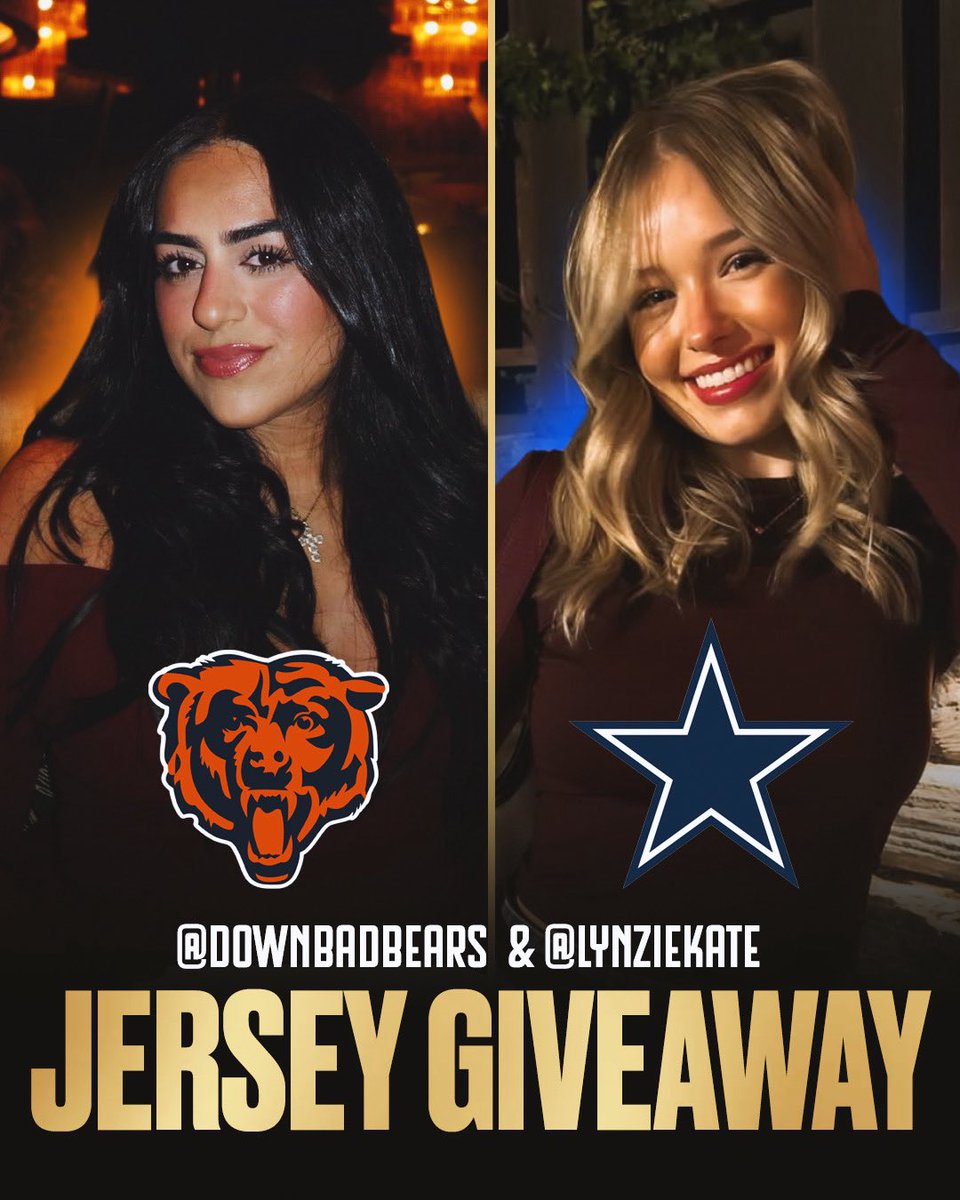 downbadbears x lynziekate JERSEY GIVEAWAY! 🏈

spreading some valentine’s love with a jersey of your choice 💌

how to enter:
– like this tweet
– repost for an extra entry
– follow <a href="/downbadbears/">m</a> &amp; <a href="/lynziekate/">lynz</a>
– comment a GIF of your favorite NFL player

winner announced 2/13
good