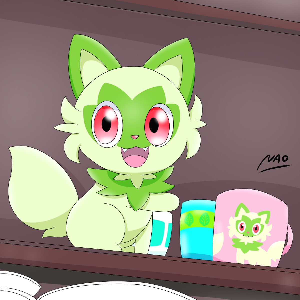 ニャオハの日 『リコ、見て見て！』 魔女の宅急便の有名なシーンの一つ