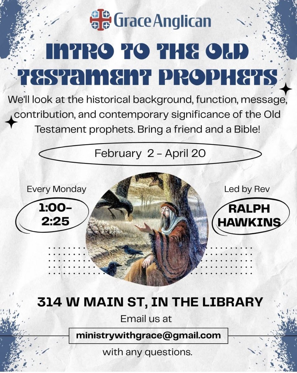 Lots happening at Grace Anglican Fellowship this weekend! If you’re in the area, come join us! <a href="/ADChristOurHope/">Christ Our Hope</a>