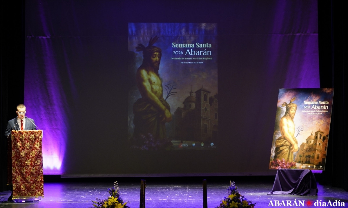Ae7d's tweet photo. 🎨📜 La Semana Santa de Abarán 2026 presenta su cartel anunciador, obra de Diego Herrera Barqueros dedicado a la Hermandad del Ecce-Homo, que este año conmemora su 75 aniversario.

🔗 Toda la información en nuestra web: https://t.co/wnvcjINRYs #Abarán #Abarandiaadia https://t.co/dwCGMcLF1Q
