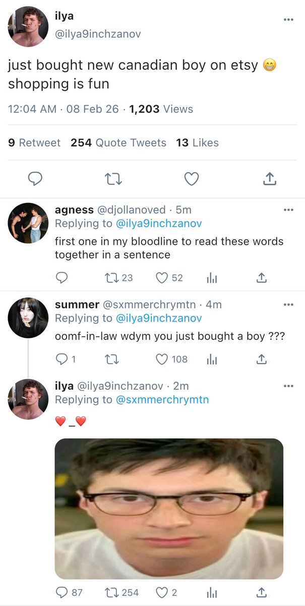 svetrosiee's tweet photo. a mini #hollanov social media au

where shane wakes up one day and finds out he's been sold to russian mafia gang leader ilya https://t.co/5w9Vuc5jEk