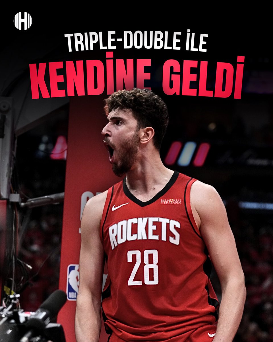 Kendine laf söyleyenlere cevabını sahada verdi! 😎

🇹🇷 Alperen Şengün muhteşem oynadı — şampiyona karşı “triple-double” yaptı 🔥

Alperen Şengün’ün nefis istatistikleri;

🔥 17 SAYI
🔥 12 RİBAUND
🔥 11 ASİST
🔥 3 TOP ÇALMA / BLOK

Alperen Şengün kendine geldi diyebilir miyiz? 👀
