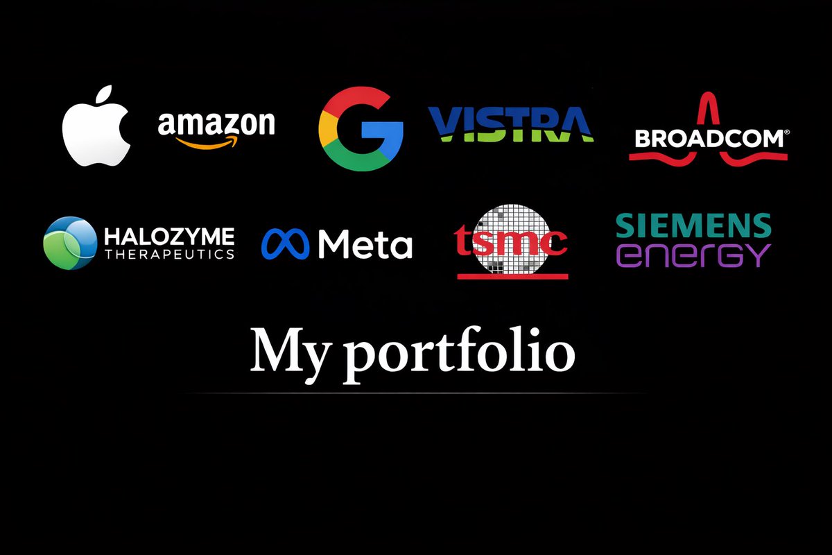 YieldMindset's tweet image. My current portfolio:

$AAPL

$AMZN

$SMEGF

$TSM

$GOOGL

$META

$HALO

$VST

$AVGO

Further, I have money invested in S&amp;amp;P500 ETF and a Tech ETF.

Whats your opinion - will it be a portfolio which performs this year ?
