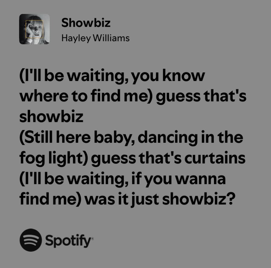 i love when she closes a song like this. it’s haunting but beautiful