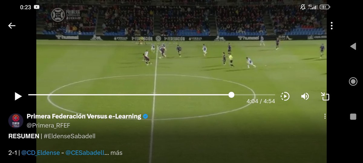 AlvaroAM711's tweet photo. @JerxCES @CESabadell @rfef No tienes vergüenza, el tercer gol le anulan al Eldense por este fuera de juego inexistente https://t.co/mMuhpqL0Qw