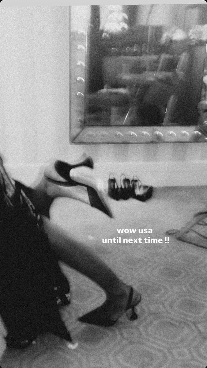 More of Olivia Dean via her Instagram story!

“wow usa until next time !!”