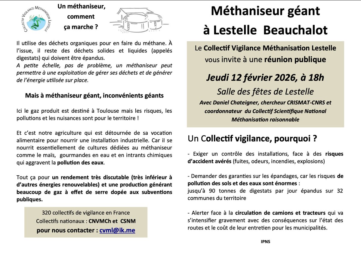 CSNM9's tweet image. Ce jeudi 12 février à Lestelle-de-Saint-Martory (31), 18h.