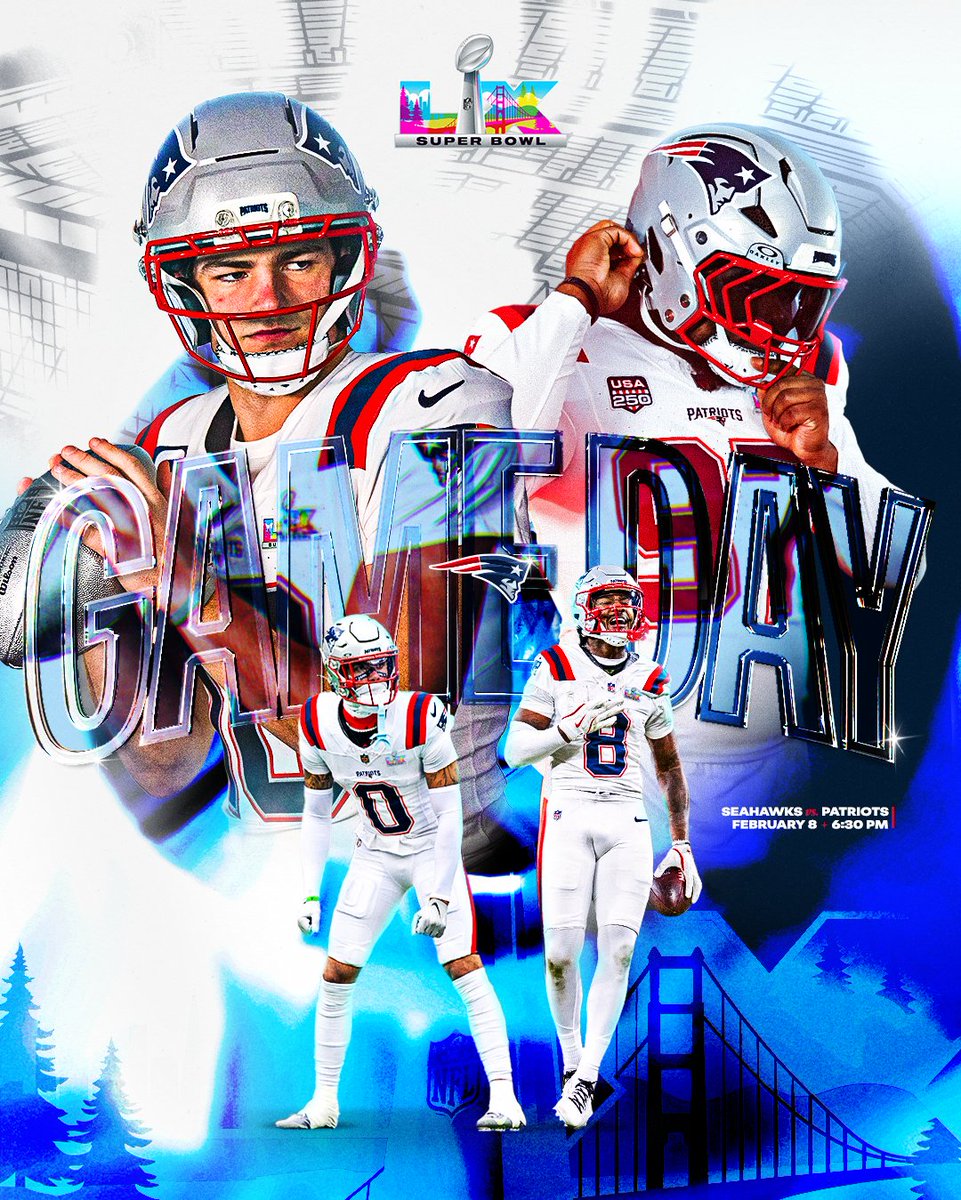 Patriots's tweet image. HAPPY SUPER BOWL SUNDAY 😃