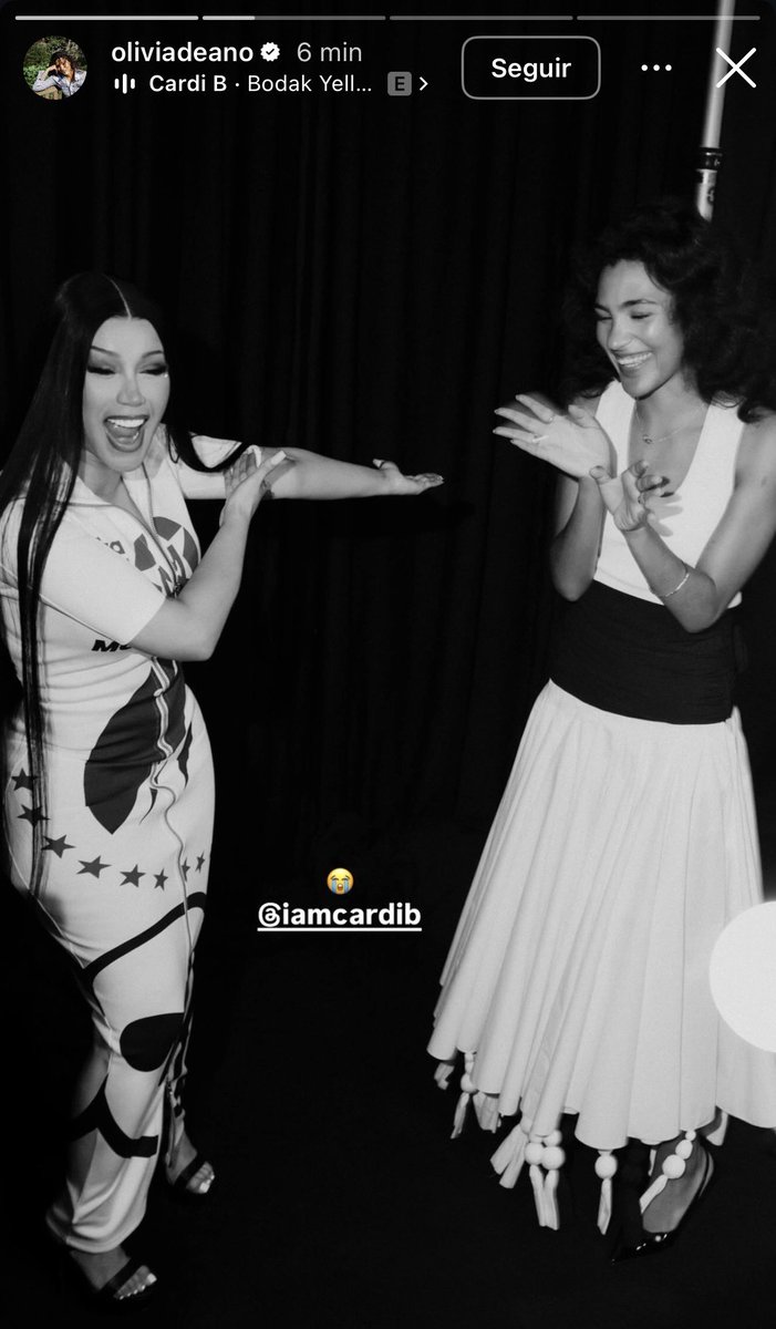 CelebLoveBardi's tweet photo. Olivia Dean posted Cardi B on her Instagram story. https://t.co/JJuqBqGVa4