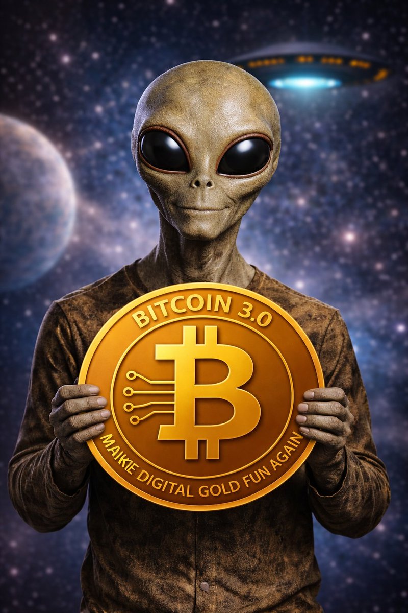 Bitcoin3sol's tweet image. 👽 Grey Aliens are watching Bitcoin3.0 (BTC3.0) 🪙🚀
Not just a currency — the future of value.
If fate puts it in your hands, hold it with care 👀
#GreyAliens #Bitcoin3 #BTC3 #Crypto #FutureValue #Web3