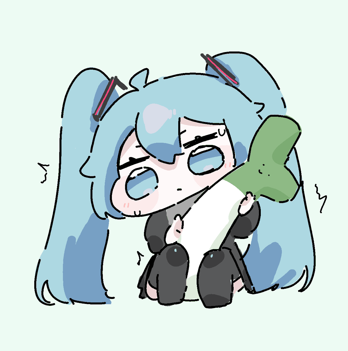 wasabinana7's tweet photo. #初音ミク 

ネギ、、、 https://t.co/6k5nGuB8fA