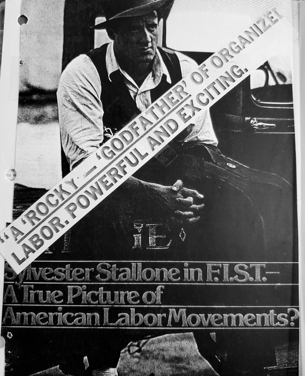 ClassicHBOGuide's tweet image. Pay Cable February 1979 - @TheSlyStallone stars in one of his best yet underrated films in: F.I.S.T. - guide ads, newspaper ad, magazine cover #1970s #Labor #cinema