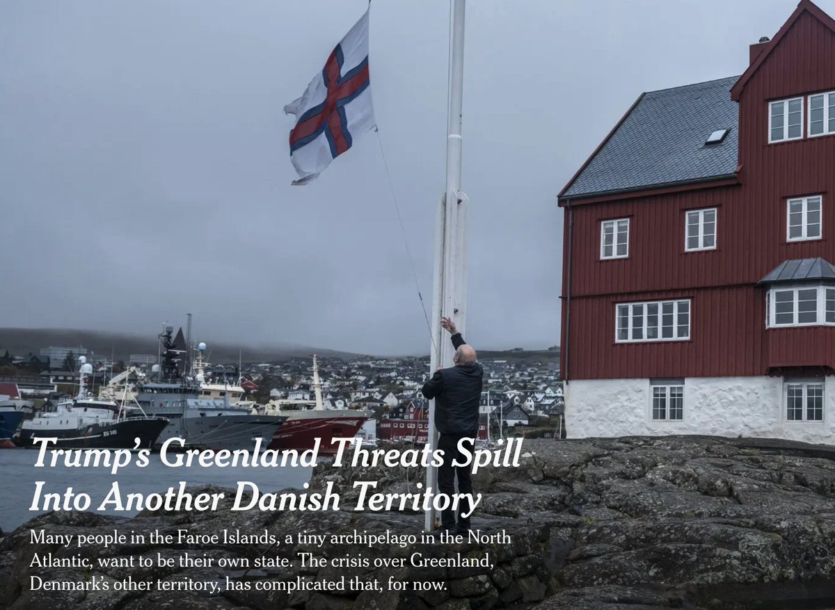 krollarviking's tweet photo. Trump's Arctic fire spreading: Faroe Islands now anxious too—independence dreams + external eyes on the North. GROLAR hybrid strength for ALL northern allies? ❄️🔥 Shovels stacking for destiny! $GROLAR
#Arctic #Greenland #Trump #Grolar
NYT article:
https://t.co/sQGgsHxQ0S https://t.co/Z2MrfN2kaG